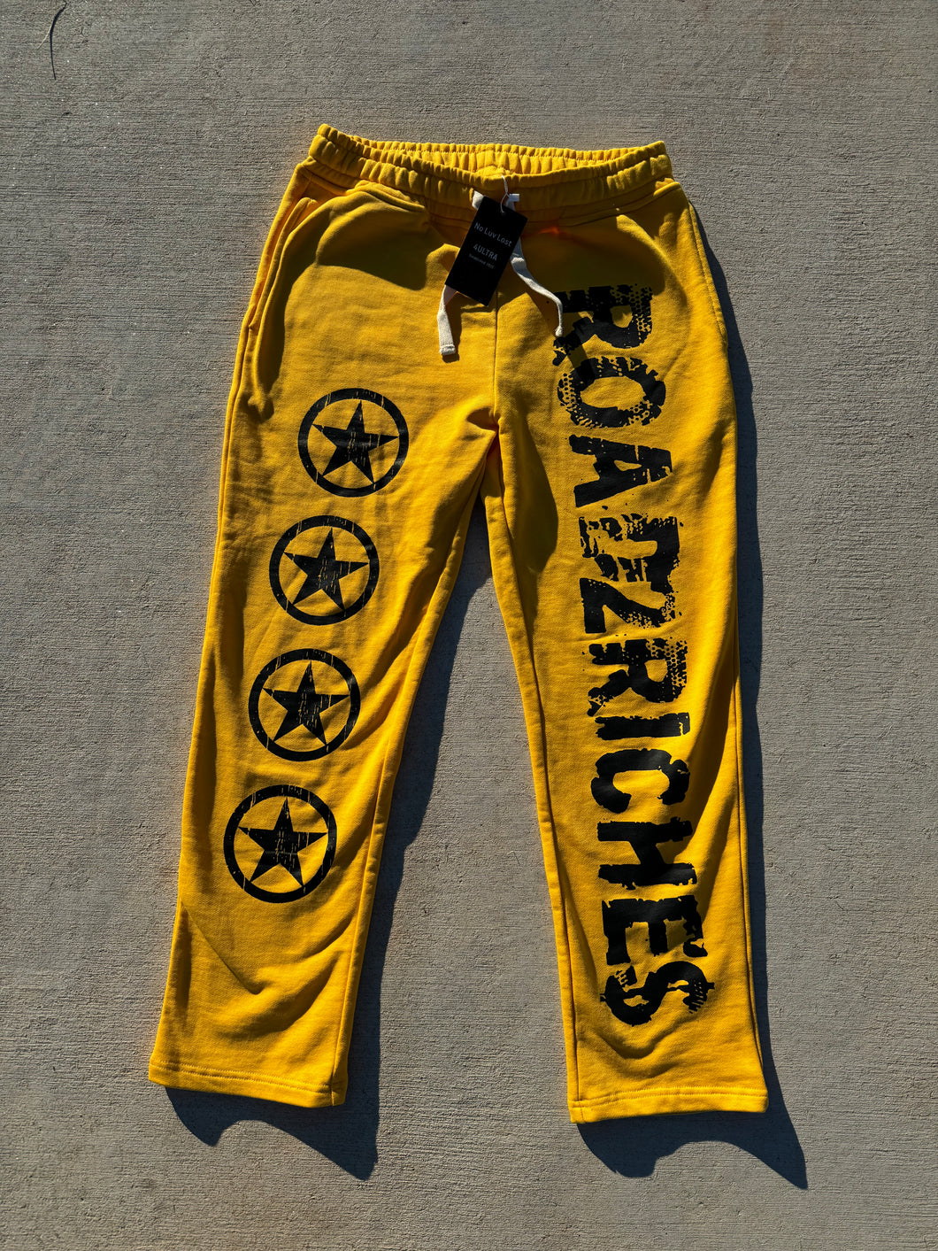 Superstar Yellow Trackpants